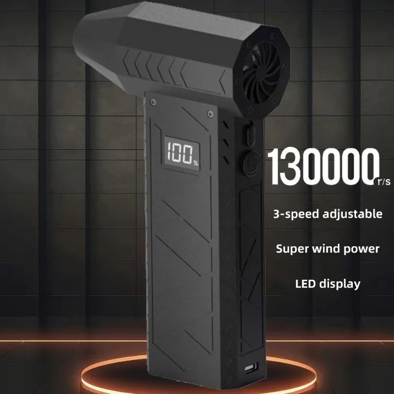 Turbofan Air Duster – 130,000 RPM Mini Blower