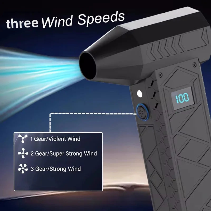 Turbofan Air Duster – 130,000 RPM Mini Blower