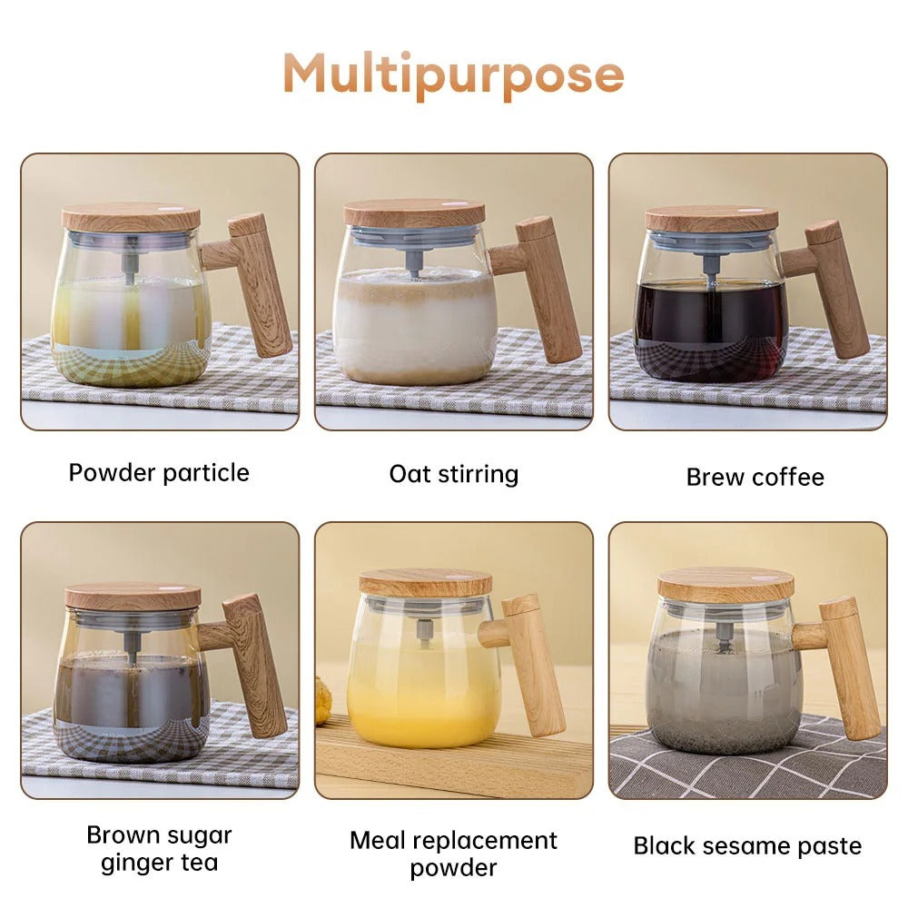 AutoStir Electric Self-Mixing Mug – 400ml