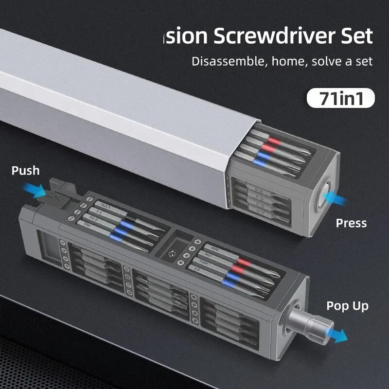 FixPro 71-in-1 Precision Screwdriver Set